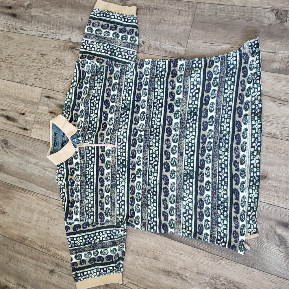 Guess Multicolor Patterned Polo Shirt